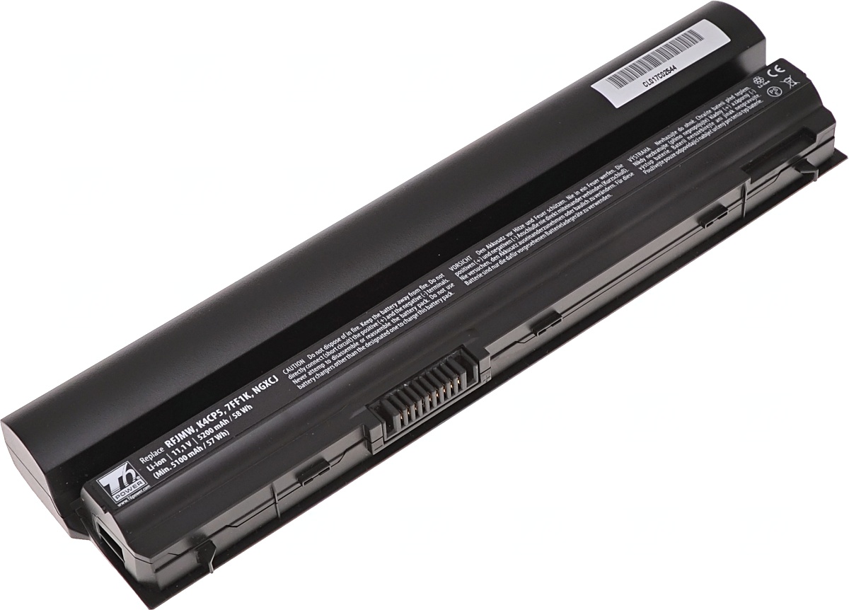 E-shop Baterie T6 power Dell Latitude E6220, E6230, E6320, E6330, E6430s, 5200mAh, 58Wh, 6cell NBDE0136