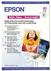 E-shop EPSON A3,Matte Paper Heavyweight (50listů) C13S041261