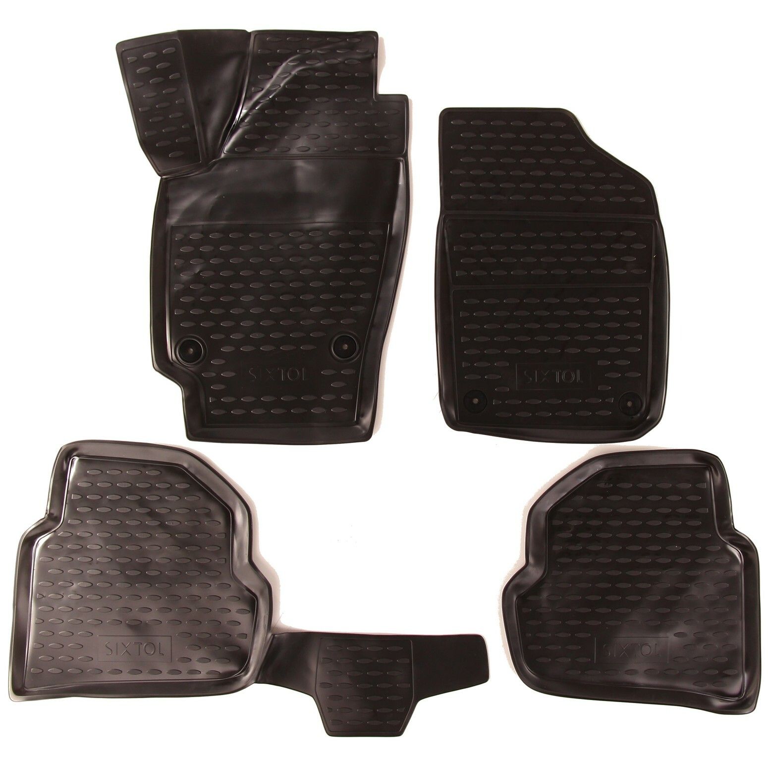 E-shop 3D Gumové koberce VOLKSWAGEN Polo, 2010->, sedan SIXTOL