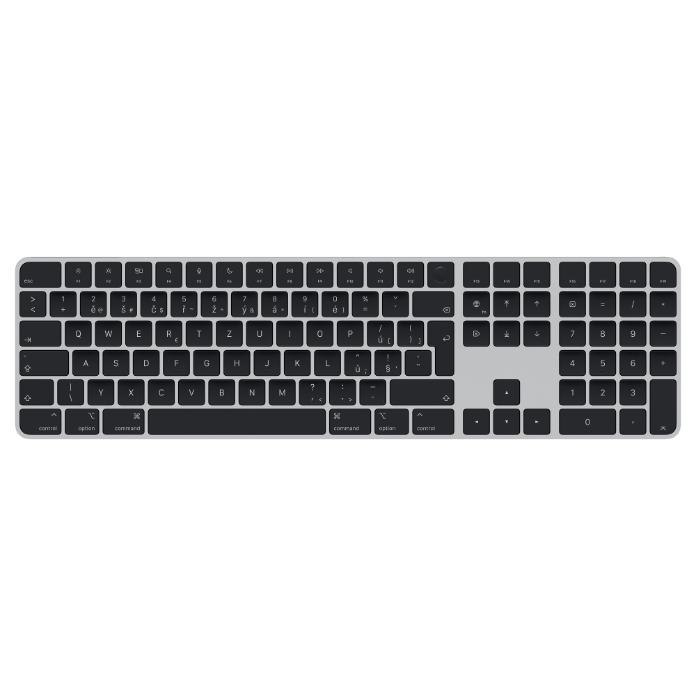 E-shop APPLE Magic Keyboard Numeric Touch ID - Black Keys - CZ MMMR3CZ/A