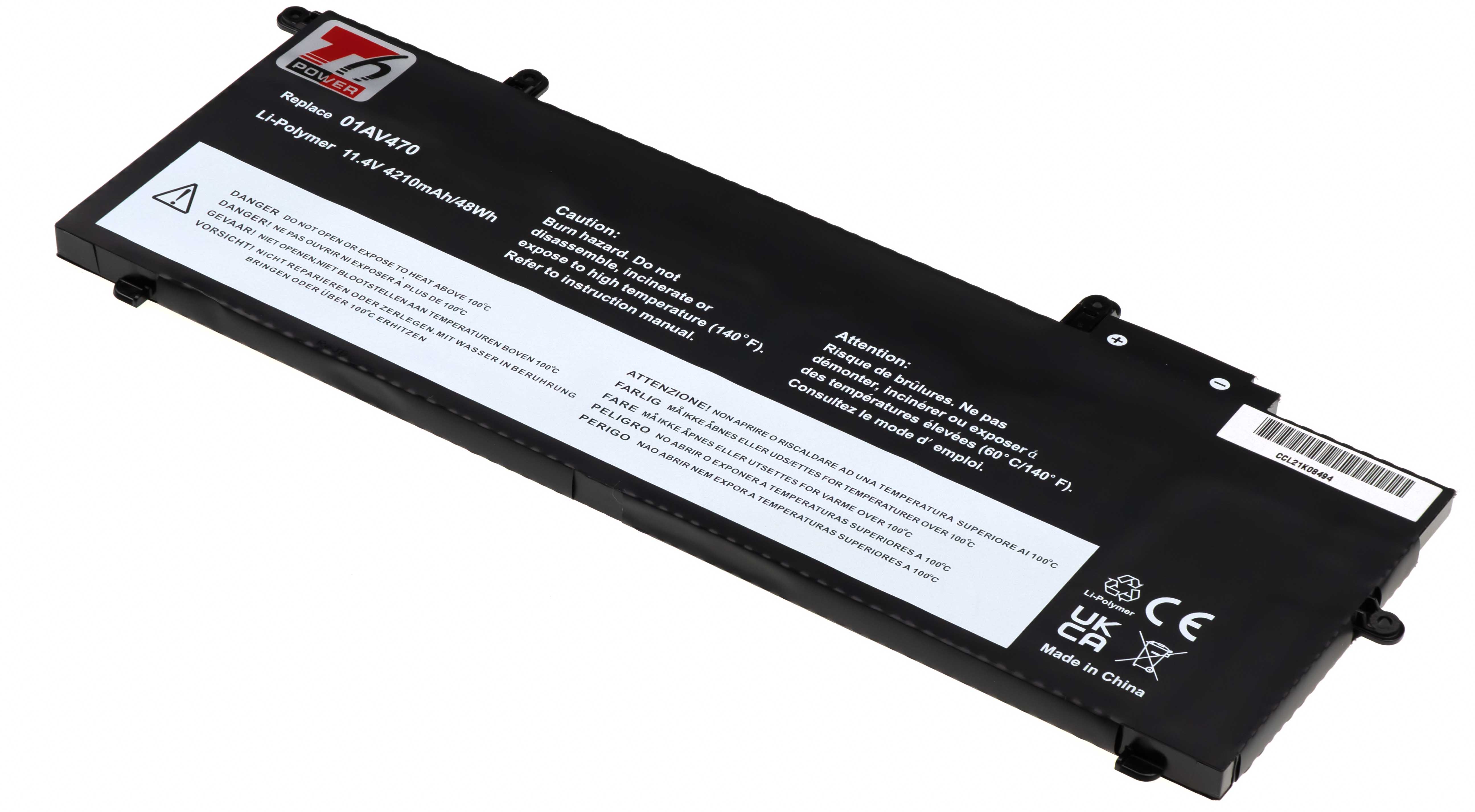 E-shop Baterie T6 Power Lenovo ThinkPad X280 serie, 4210mAh, 48Wh, 6cell, Li-Pol NBIB0180