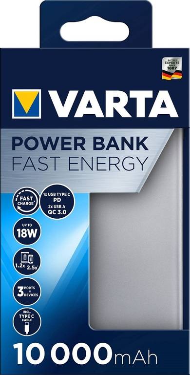 E-shop Varta Powerbank Fast Energy 10.000mAh