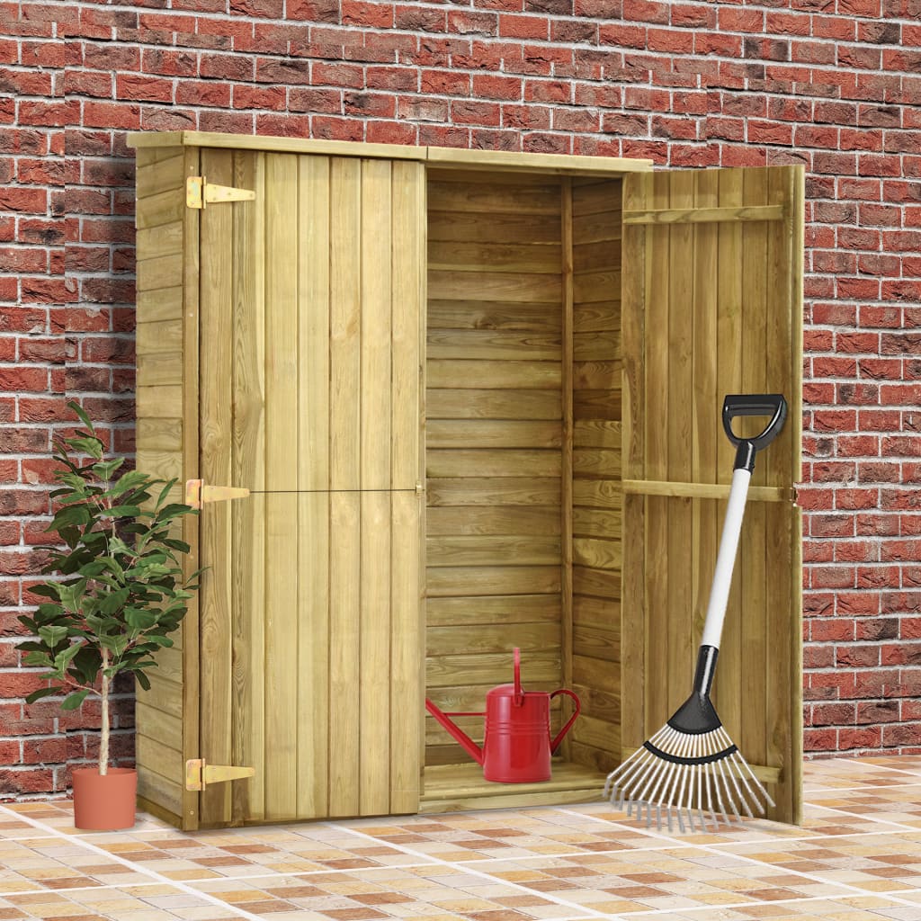 E-shop Multidom Záhradná kôlňa na náradie 123x50x171 cm impregnované borovicové drevo