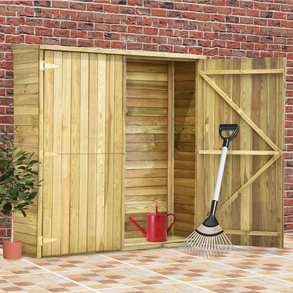 E-shop Multidom Záhradná kôlňa na náradie 163x50x171 cm impregnované borovicové drevo