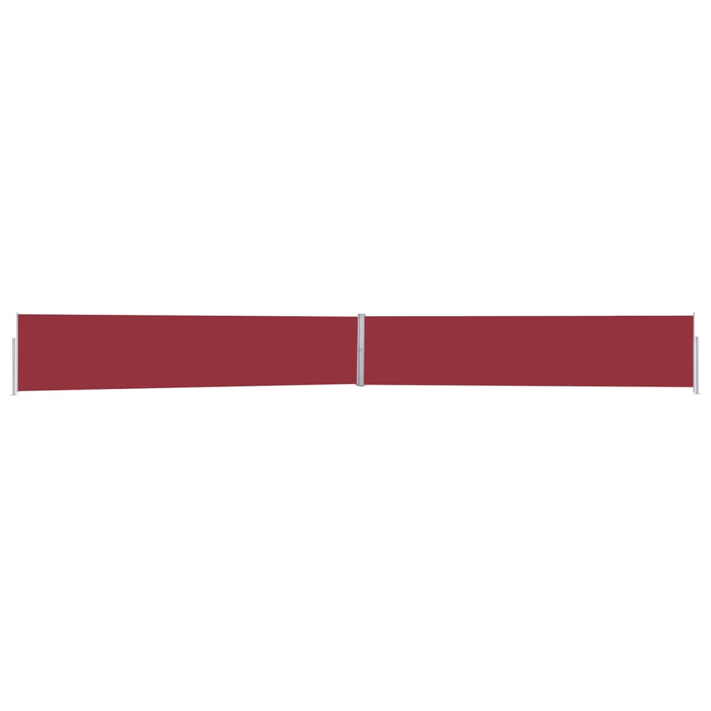 E-shop Multidom Zaťahovacia bočná markíza na terasu 170x1200 cm, červená