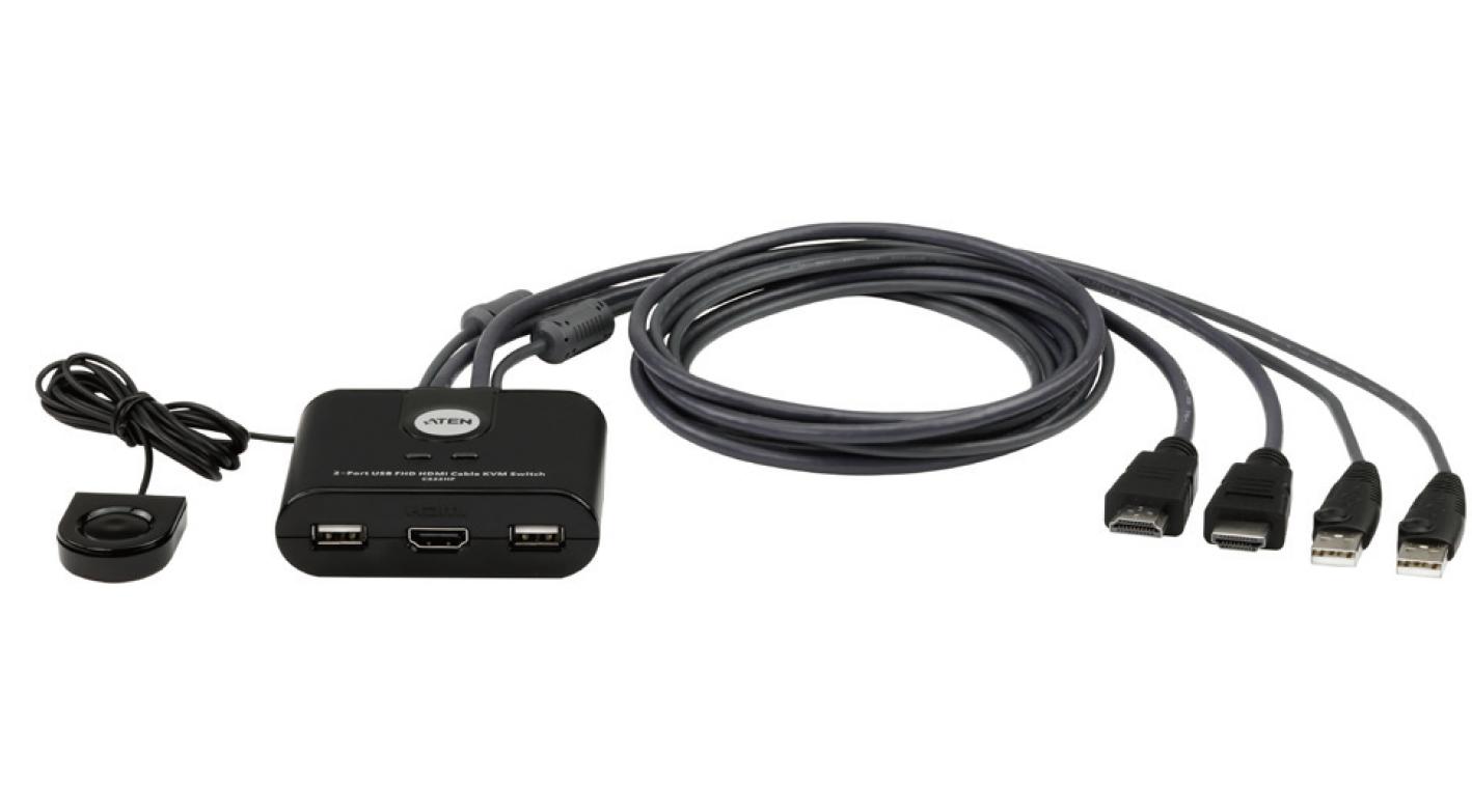 E-shop ATEN 2-port HDMI KVM USB mini CS-22HF