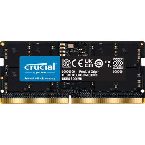 E-shop Crucial/SO-DIMM DDR5/16GB/4800MHz/CL40/1x16GB CT16G48C40S5