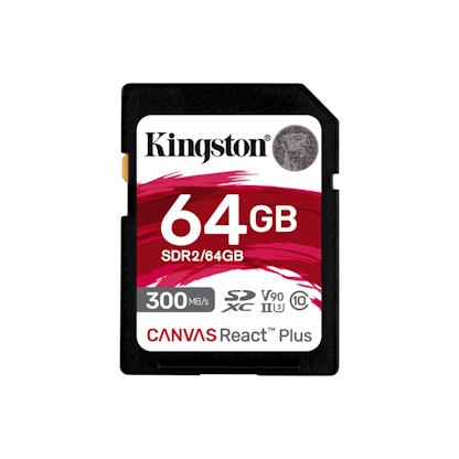 E-shop 64GB SDHC UHS-II Kingston U3 V90 300R/260W SDR2/64GB