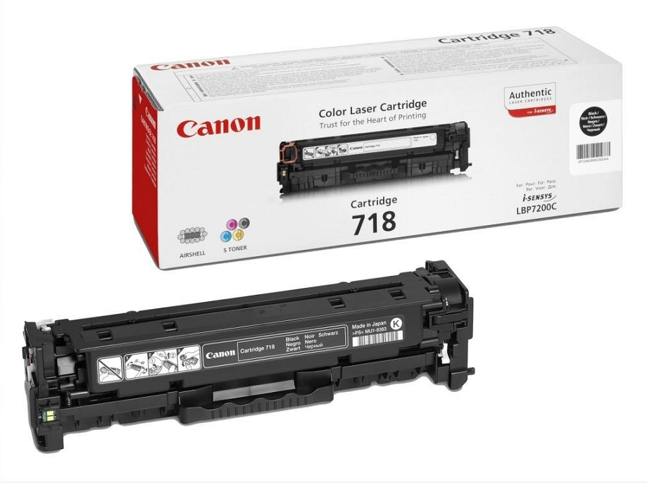 E-shop Canon toner CRG-718BK, černy 2662B002