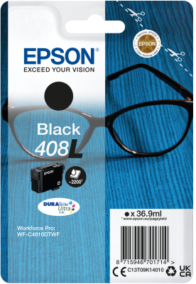 E-shop EPSON Singlepack Black 408L DURABrite Ultra Ink C13T09K14010