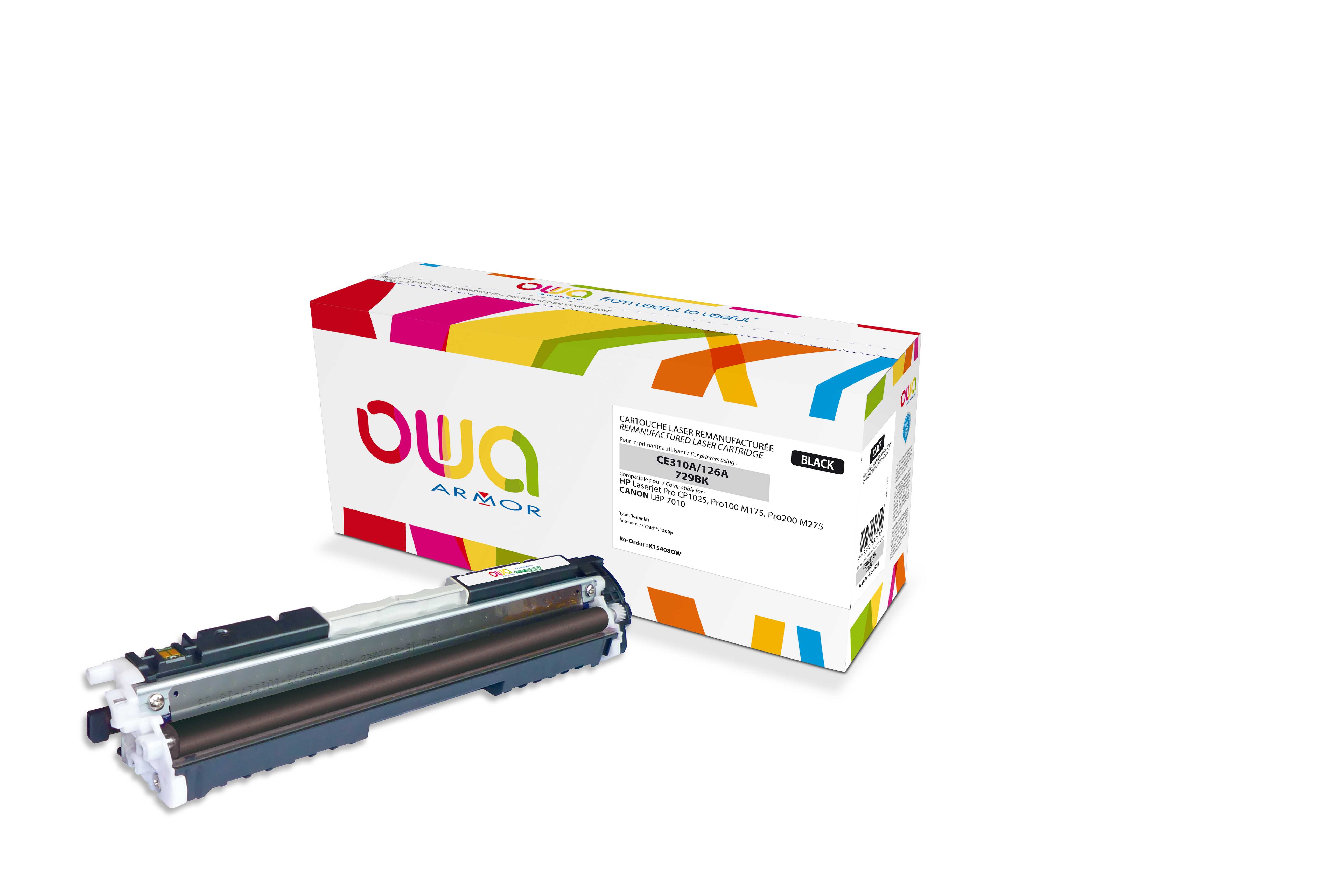 E-shop OWA Armor toner kompatibilní s HP CE310A, 1200st, černá/black K15408OW