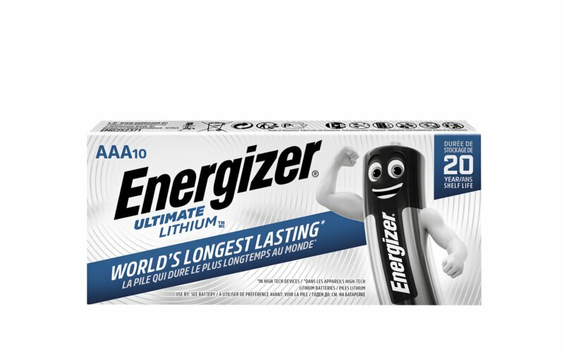 E-shop Energizer Ultimate Lithium AAA lítiové batérie 10ks 7638900343533