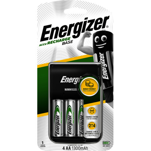 E-shop Energizer nabíjačka Base Universal 4 x AA 1300 mAh