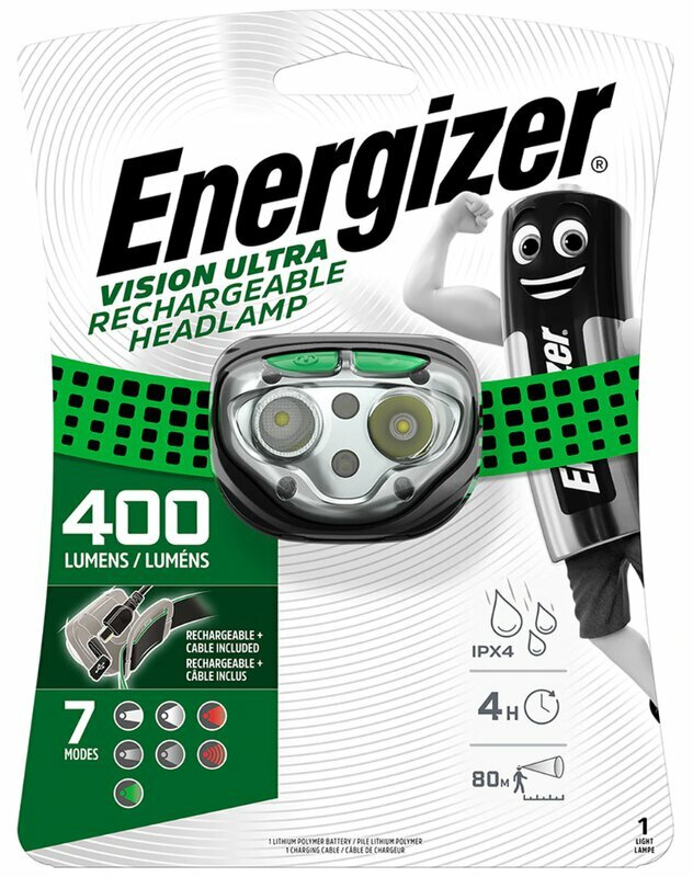 E-shop Energizer nabíjateľná čelovka Vision Rechargeable Headlight