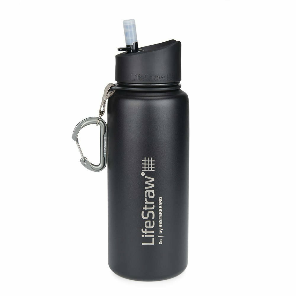 E-shop LifeStraw Go Stainless Steel filtračná fľaša 700ml čierna