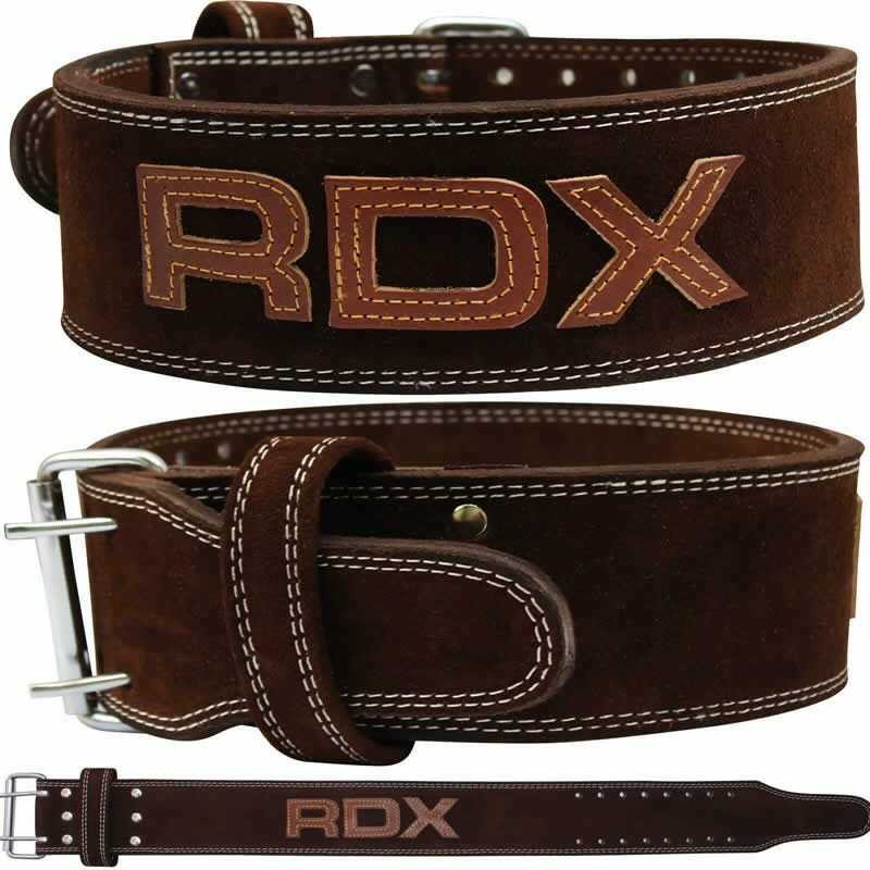 E-shop RDX Tréningový opasok BELT POWER BROWN, hnedý, veľkosť M