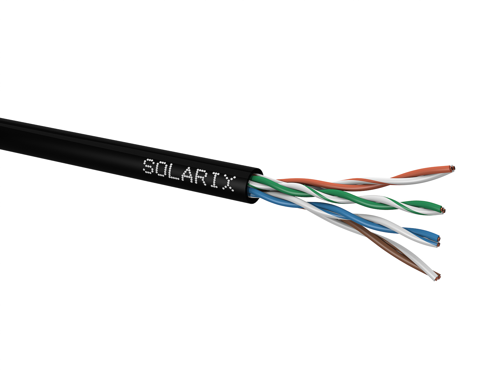 E-shop Instalační kabel Solarix CAT5E UTP PE Fca 100m/box SXKD-5E-UTP-PE