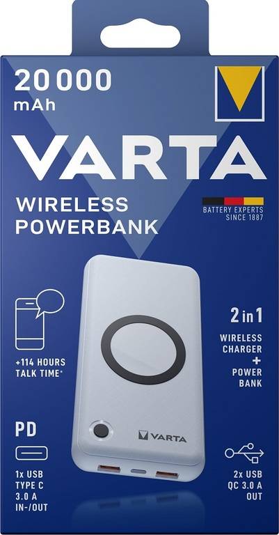 E-shop Varta Powerpack Wireless 20.000mAh