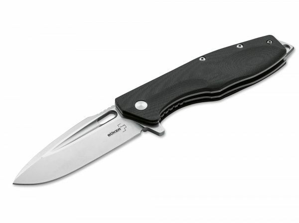 E-shop Böker Plus 01BO771 Caracal Folder vreckový nôž 8,7 cm, čierna, G10