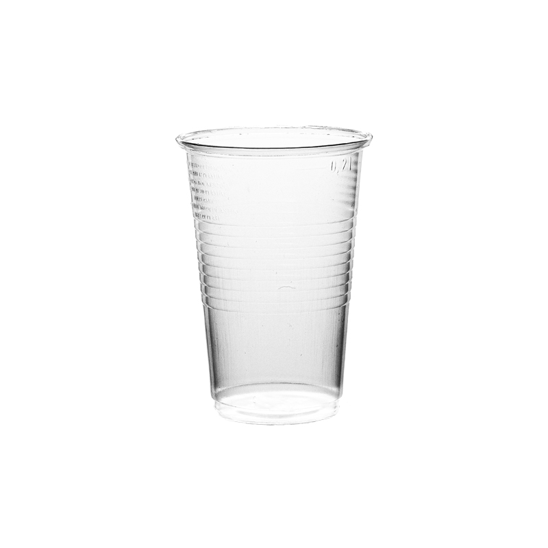 Plastový pohár 200ml transparentný (100ks)