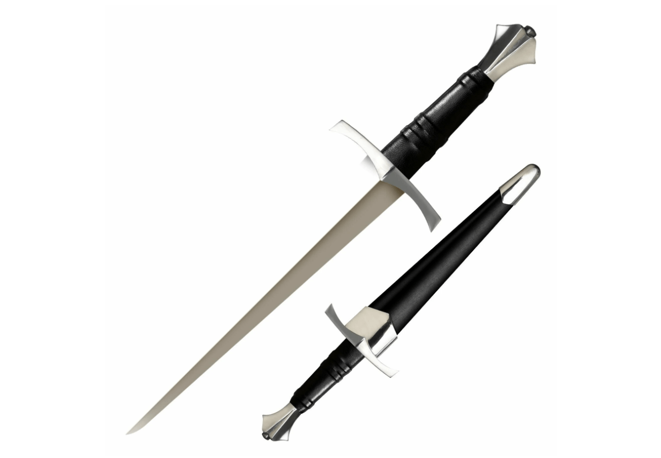 Cold Steel 88ITD Italian Dagger dýka 32,4 cm, drevo, koža, puzdro