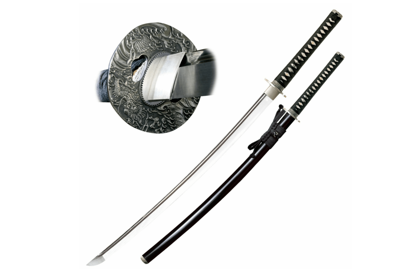 E-shop Cold Steel 88K Katana (Emperor Series) japonský meč - katana 74,5 cm, koža, puzdro