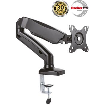 E-shop CONNECT IT SingleArm Premium stolní držák na 1 monitor, záruka 30 let, ČERNÝ CMF-3107-BK
