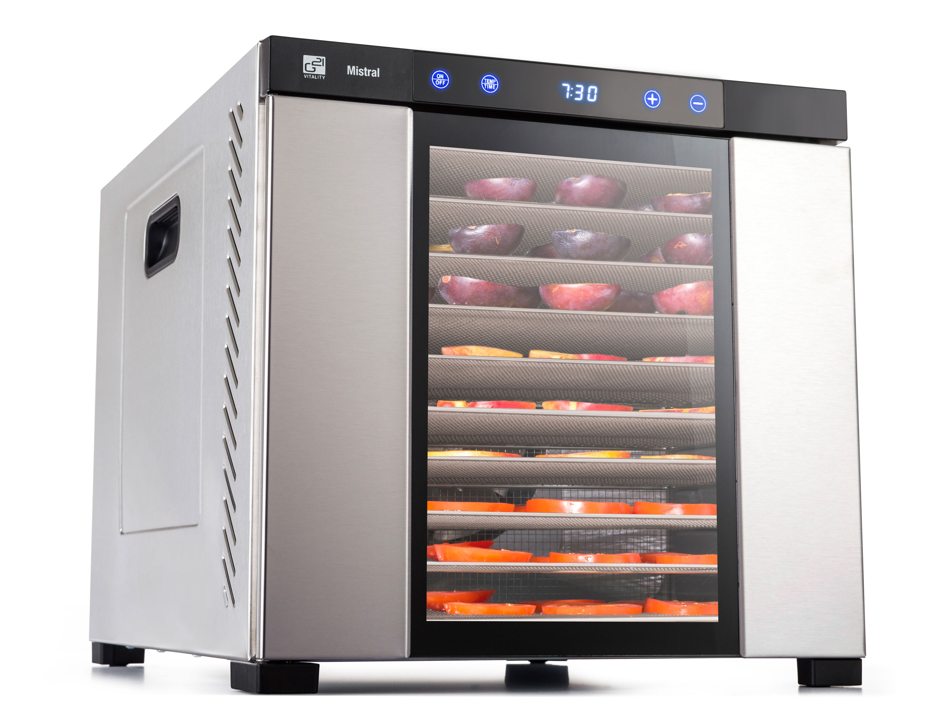 E-shop Sušička ovocia G21 Mistral, nerez MST-1000W