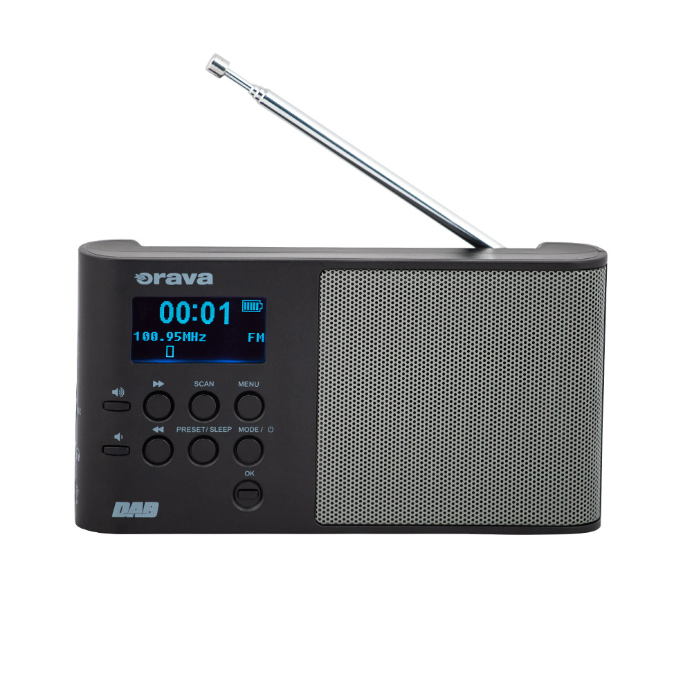 E-shop ORAVA DAB B Digitálne DAB/FM prenosné rádio