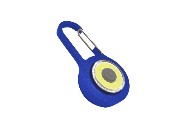 ORAVA LL-6 Blue Karabinka s LED svetlom modrá