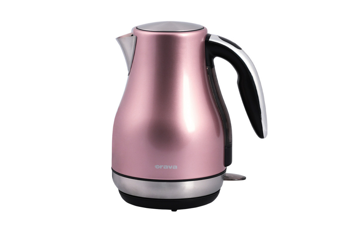 E-shop ORAVA VK-3715 Pink Dizajnová antikorová kanvica 1,7 l, ružová