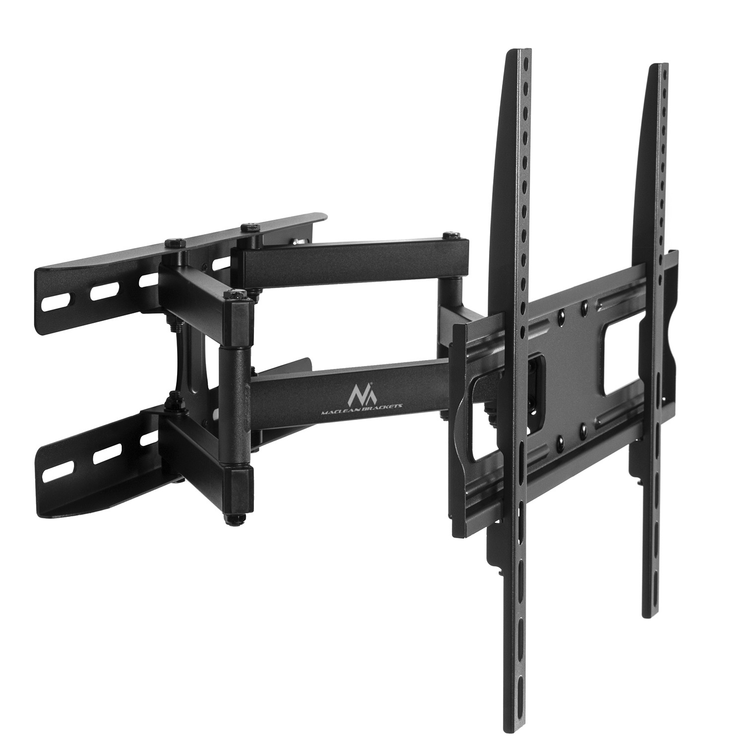 Držiak Maclean na TV alebo monitor, univerzálny, VESA 400x400 max, 26-55", 30 kg, čierny, MC-760