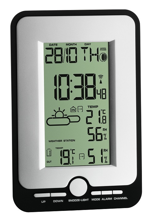 E-shop 35.1134.10 TFA MULTY Bezdrôtová meteostanica, čierno-strieborná
