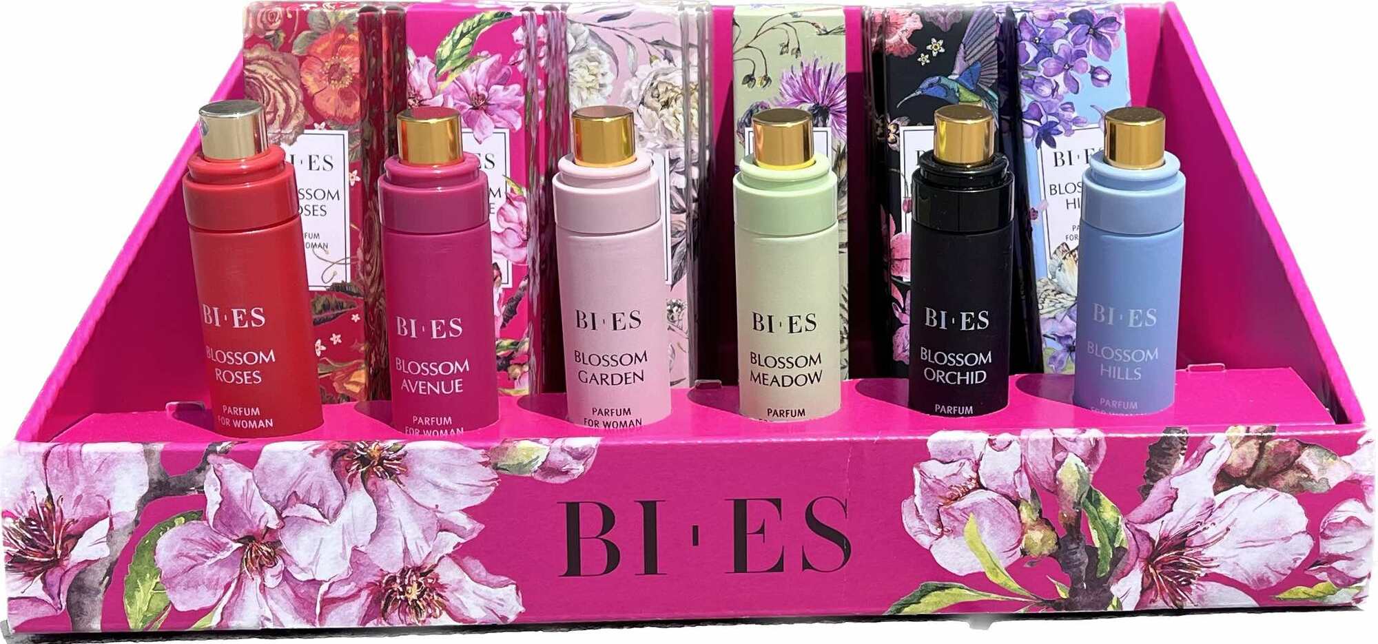 BI-ES BLOSSOM 12ml DISPLAY 6x6 (36pcs) + 6 testers