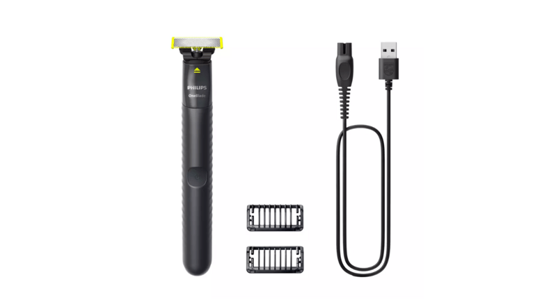 E-shop Philips OneBlade QP1424/10 hybridný zastrihávač + 2 hlavičky (1 a 3mm) na vlasy a bradu
