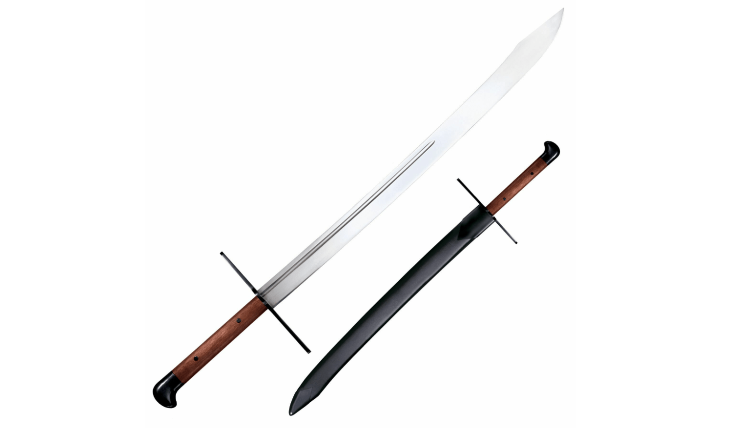 E-shop Cold Steel 88GMS Grosse Messer meč 81,3 cm, drevo Palisander, kožené puzdro