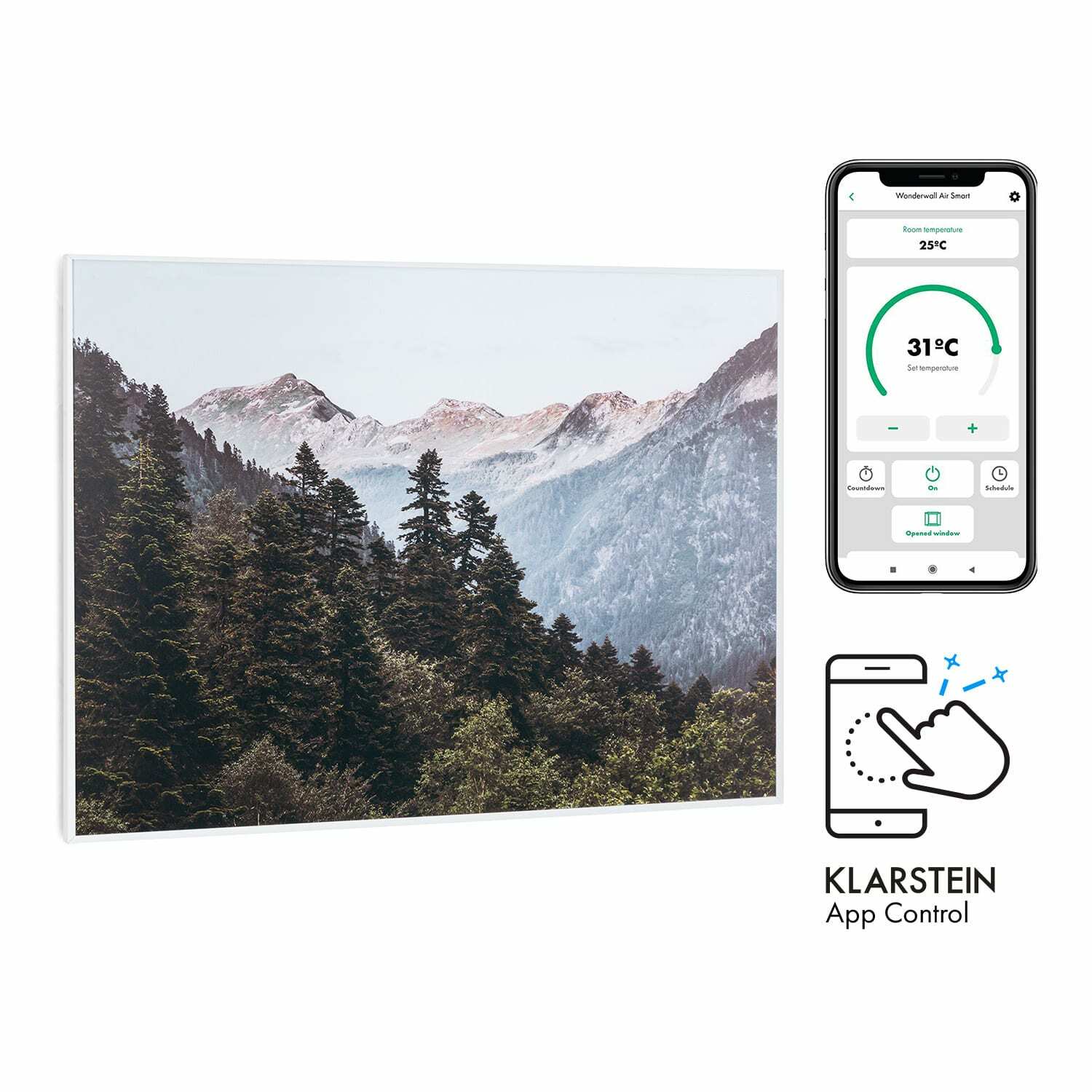 E-shop 10035121 Klarstein Wonderwall Air Art Smart infračervený ohrievač