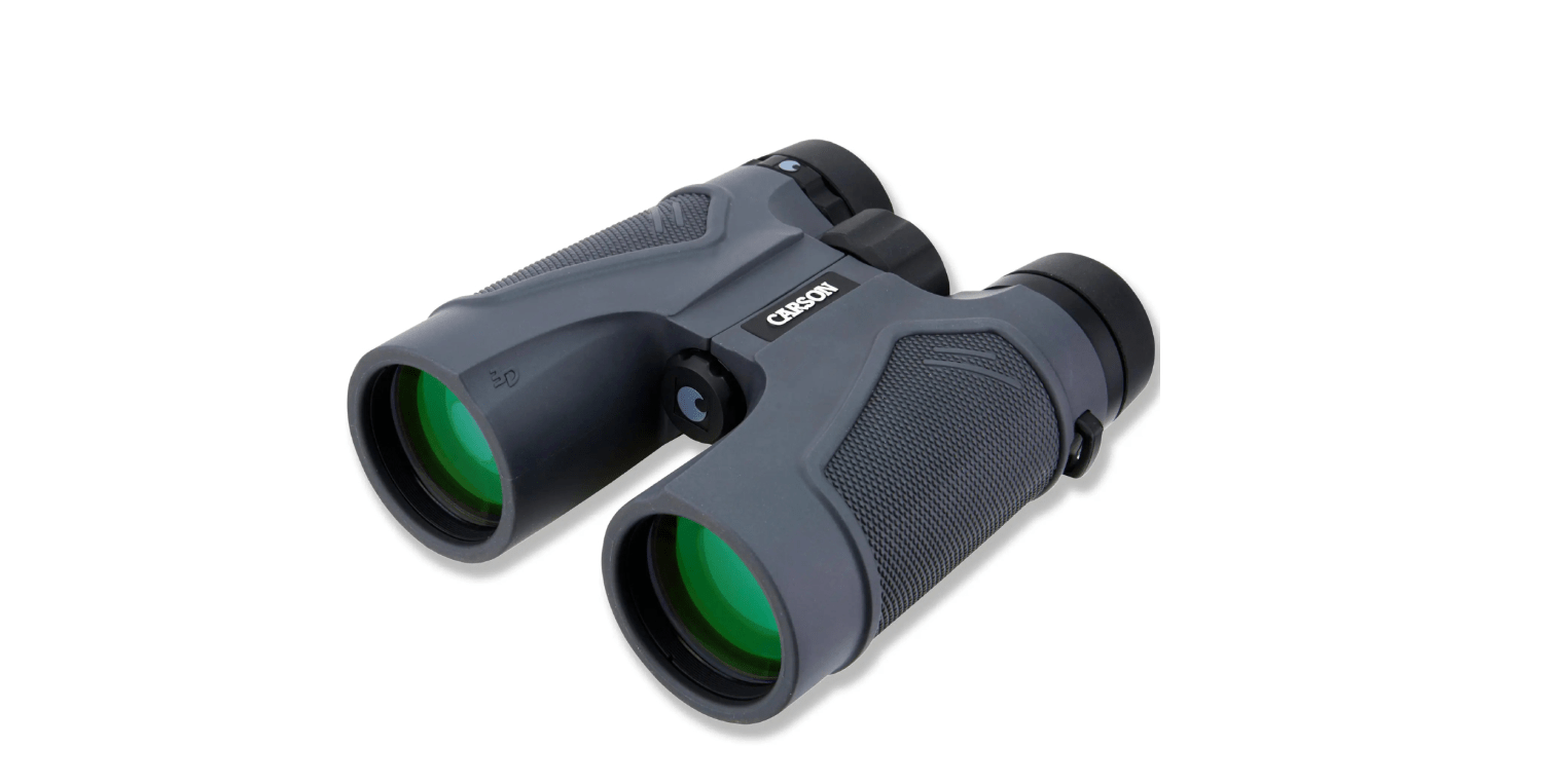 E-shop Carson TD-042 3D Series ďalekohľad - binokulár 10x42mm s vysokým rozlíšením, šedá