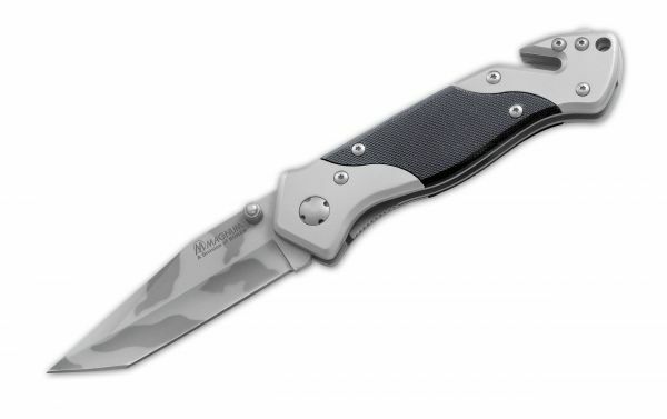 Magnum 01RY997 High Risk Emergency Knife vreckový záchranársky nôž 8,5 cm, maskovacia, G10