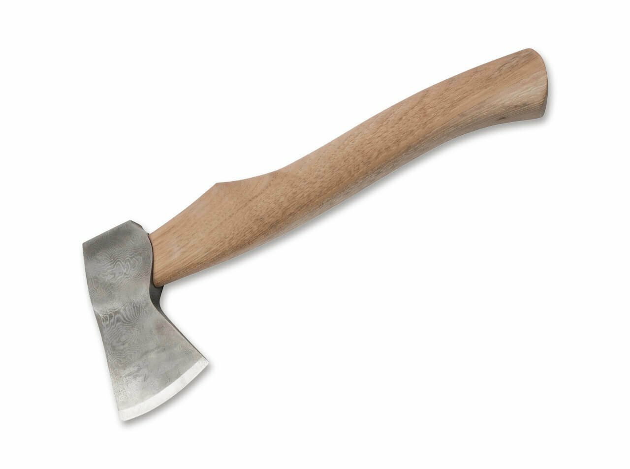 E-shop Böker Plus 09BO258 Appalachian Axe Damast sekera 6,5 cm, damašek, orechové drevo, puzdro