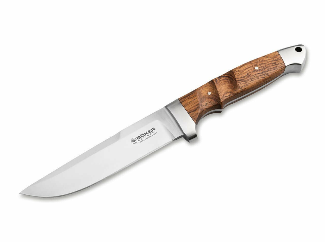 Böker Manufaktur Solingen 126638 Vollintegral XL 2.0 lovecký nôž 14,7 cm, ružové drevo, puzdro