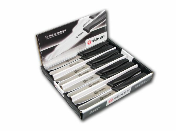E-shop Böker Manufaktur 03BO024 24ks univerzálnych nožov, čierna, syntetika, box