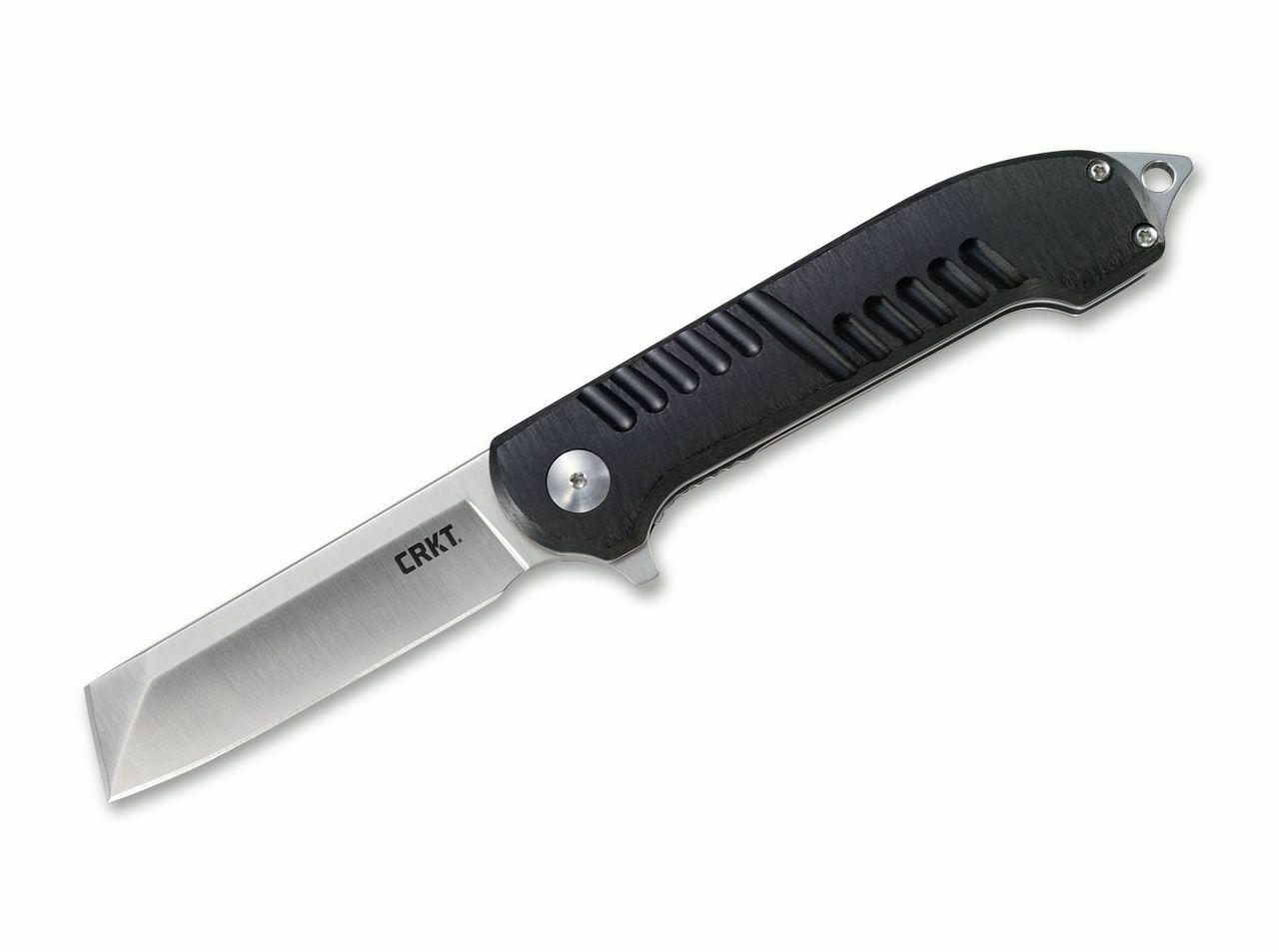 CRKT CR-4031 RAZEL™ GT BLACK vreckový nôž s asistenciou 7,7 cm, čierna, hliník, rozbíjač skla