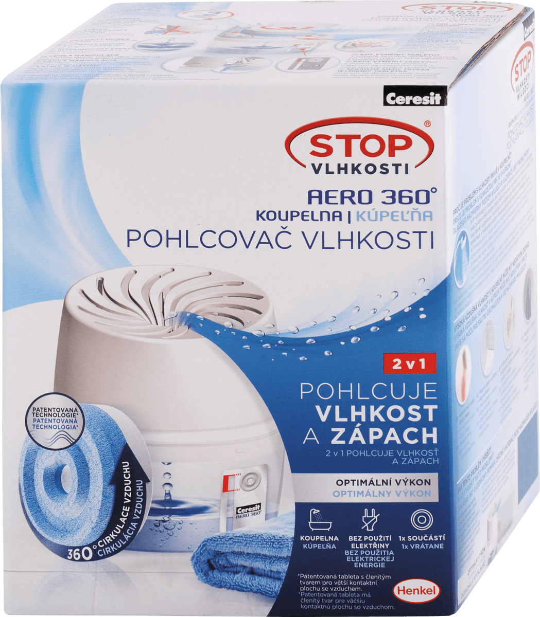 E-shop Ceresit STOP VLHKOSTI AERO 360° prístroj 450g