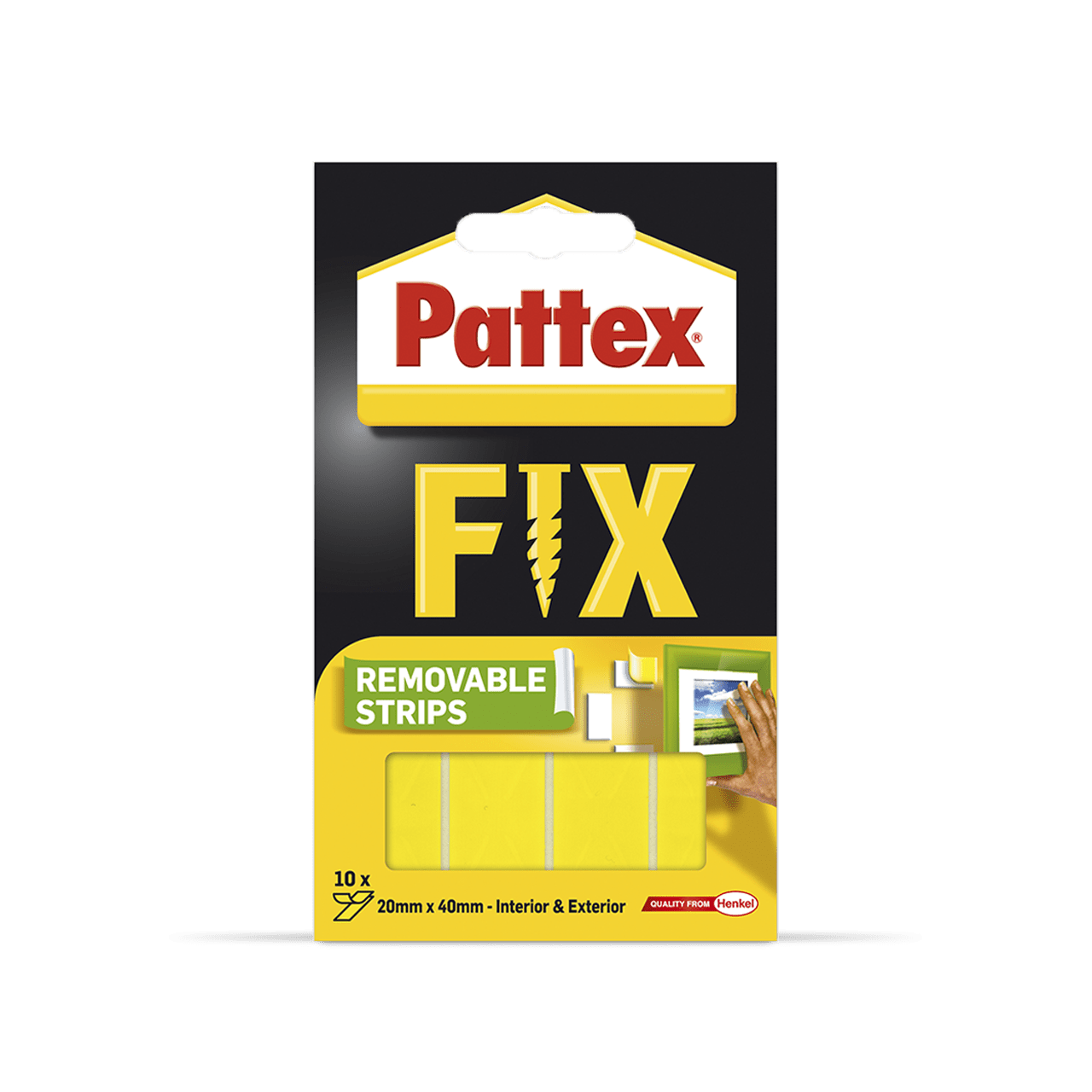 E-shop 1486128 Pattex Super Fix oboustranné lepicí proužky - 2 kg, 10x (4cm x 2cm)