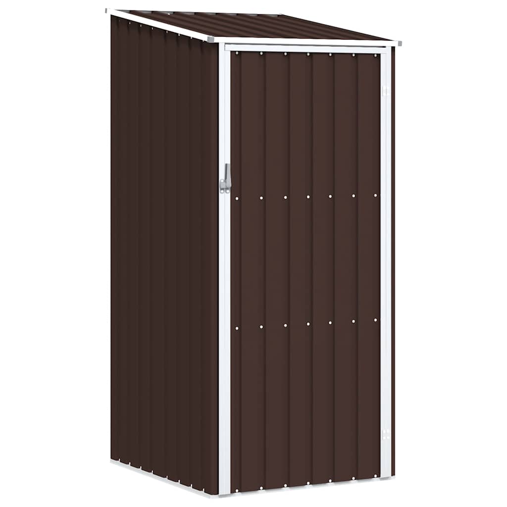 E-shop Multidom Záhradná kôlňa hnedá 87x98x159 cm pozinkovaná oceľ