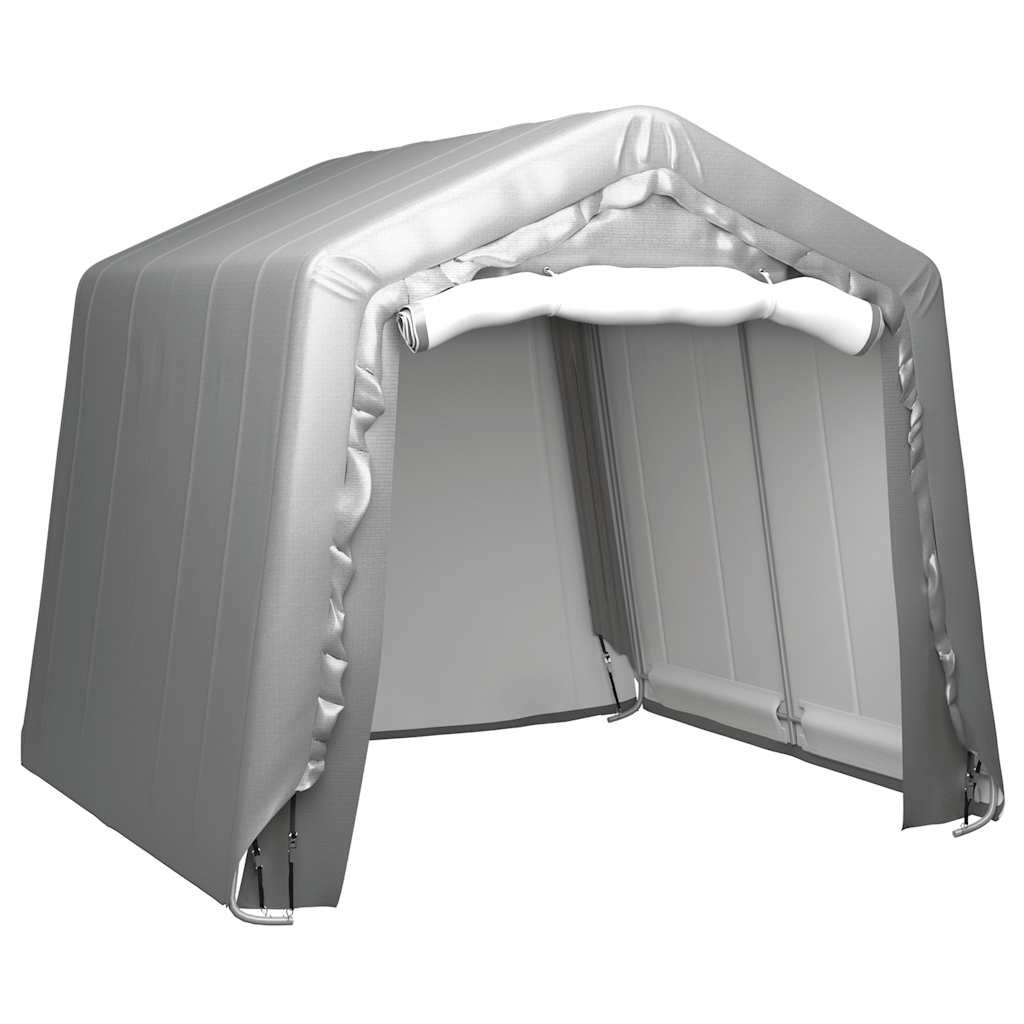 E-shop Multidom Úložný stan 240x240 cm oceľový sivý