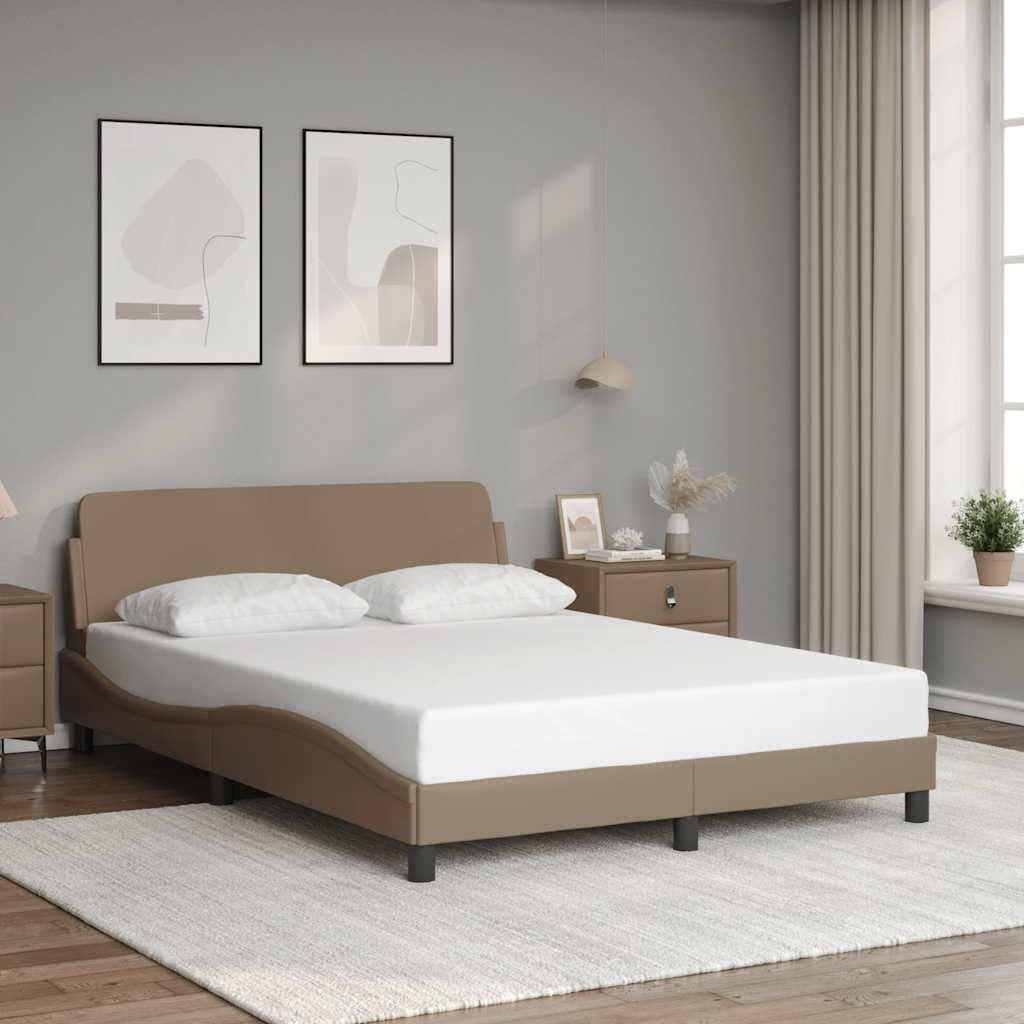E-shop Multidom Rám postele Dover kapučínový 120x200 cm umelá koža