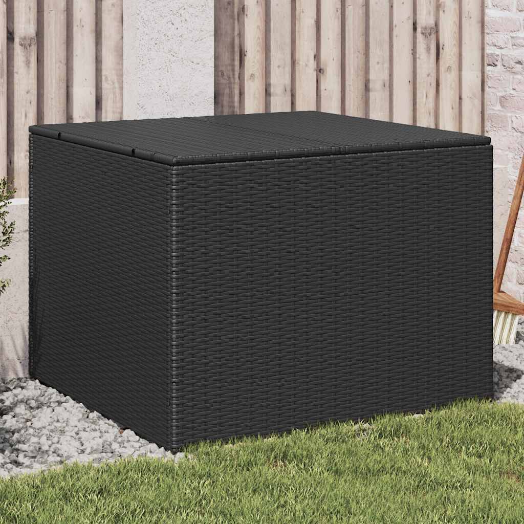 E-shop Multidom Záhradný úložný box čierny 291 l polyratan