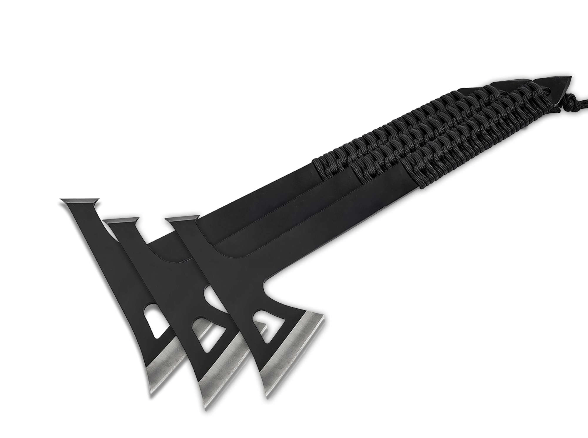 E-shop Böker Plus 09BO330 MOHICAN 3-dielna súprava vrhacích sekier, čierna, nylonové puzdro